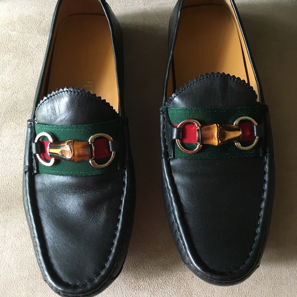Gucci Shoes - NWT AUTHENTIC GUCCI BLACK/WEB  HORSE-BIT DRIVER